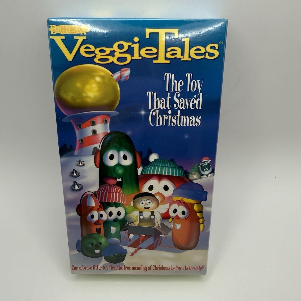 VeggieTales - The Toy That Saved Christmas VHS Tape New Sealed